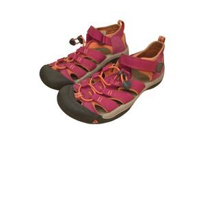 KEEN Big Girls Size 3 Pink Newport H2 Easy On Water Sandals Shoes